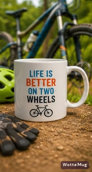 Custom outdoor sports club mug — full-colour sublimation
